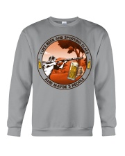 i like beer Sporting clays Crewneck Sweatshirt tile