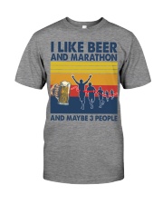 Marathon Like Beer Premium Fit Mens Tee tile