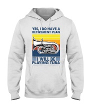 Tuba Plan Hooded Sweatshirt tile
