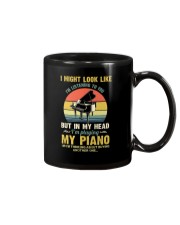 Piano I Might listenning Mug tile