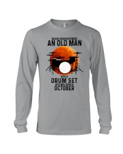 10 drum set never old man Long Sleeve Tee tile