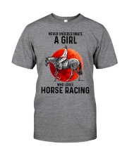 horses never girl 2 Classic T-Shirt front