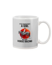 horses never girl 2 Mug tile