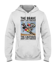 Motocross The Brave Hooded Sweatshirt tile
