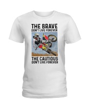 Motocross The Brave Ladies T-Shirt tile