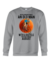 08 cycling old man color Crewneck Sweatshirt tile
