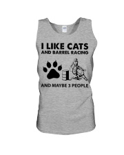 like-cats-Barrel-racing Unisex Tank tile