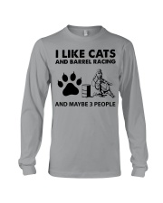 like-cats-Barrel-racing Long Sleeve Tee tile
