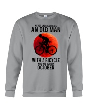 10 cycling old man never Crewneck Sweatshirt tile