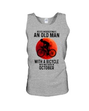 10 cycling old man never Unisex Tank tile