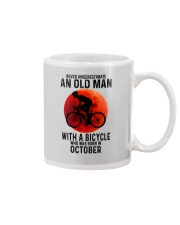 10 cycling old man never Mug tile