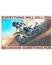 Motocross evrything fun 36x24 Poster front
