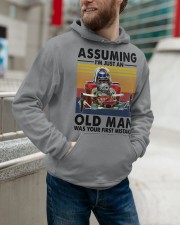 CYCLING ASSUMING OLD MAN Hooded Sweatshirt apparel-hooded-sweatshirt-lifestyle-front-109