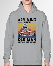 CYCLING ASSUMING OLD MAN Hooded Sweatshirt garment-hooded-sweatshirt-front-04