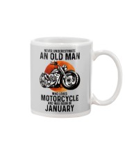 Motorcycle Old Man Never 01 Mug tile