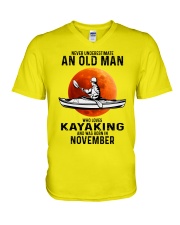 never-old-men-kayaking-11 V-Neck T-Shirt tile