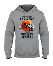 11 Team roping old man Hooded Sweatshirt tile