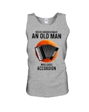Accordion old man Unisex Tank tile