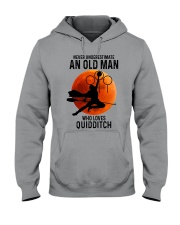 Quidditch old man Hooded Sweatshirt tile
