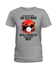 drum set never 05 Ladies T-Shirt tile