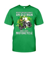 Motorcycle Never Olm St Patrick Classic T-Shirt front