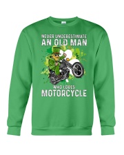Motorcycle Never Olm St Patrick Crewneck Sweatshirt tile