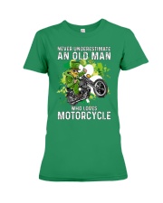 Motorcycle Never Olm St Patrick Premium Fit Ladies Tee tile