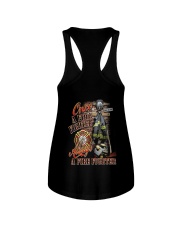 Once a firefighter Ladies Flowy Tank tile