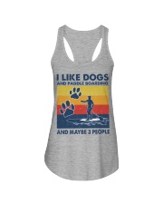 i like paddle boarding Ladies Flowy Tank tile