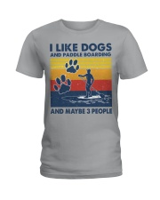 i like paddle boarding Ladies T-Shirt tile