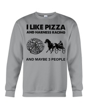likepizza-Harness racing Crewneck Sweatshirt tile
