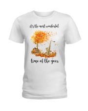 Saxophone Time Of The Year Ladies T-Shirt tile