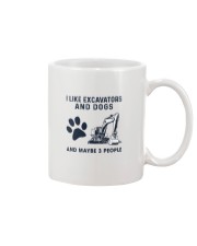 I Like Excavators And Dogs Mug tile