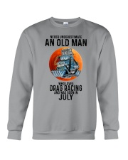 drag racing old man never 07 Crewneck Sweatshirt tile