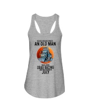 drag racing old man never 07 Ladies Flowy Tank tile