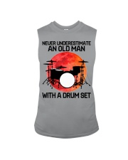 06 hat drum set old man Sleeveless Tee tile
