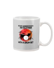 06 hat drum set old man Mug tile