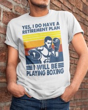 Boxing Retirement Plan Classic T-Shirt apparel-classic-tshirt-lifestyle-26