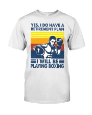 Boxing Retirement Plan Premium Fit Mens Tee tile
