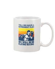 Boxing Retirement Plan Mug tile