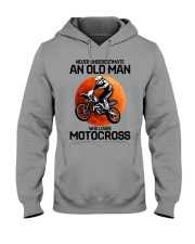 11 hat motocross old man Hooded Sweatshirt tile
