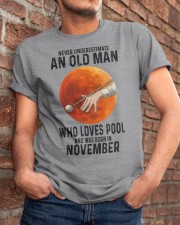 pool old man never 11 Classic T-Shirt apparel-classic-tshirt-lifestyle-26