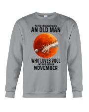 pool old man never 11 Crewneck Sweatshirt tile