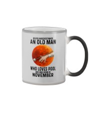 pool old man never 11 Color Changing Mug tile