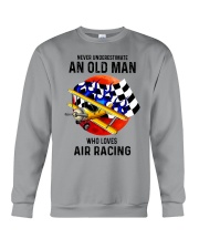 Air racing old man never Crewneck Sweatshirt tile