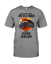 01 piano old mannn never Premium Fit Mens Tee tile
