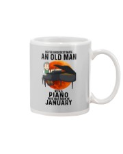 01 piano old mannn never Mug tile