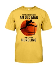 hurdling old mann Classic T-Shirt front