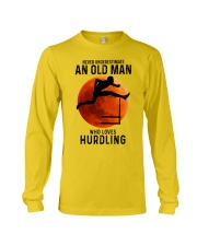 hurdling old mann Long Sleeve Tee tile