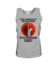 saxophone old man 03 Unisex Tank tile